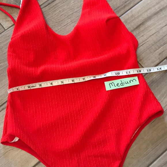 One Piece Swimsuit In White,Red,Mustard,or Black - Picture 15 of 17